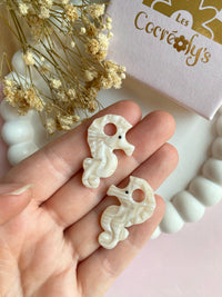 Pampilles CAMILIA l'hippocampe - boucles d’oreilles interchangeables