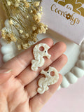 Pampilles CAMILIA l'hippocampe - boucles d’oreilles interchangeables