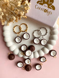 Pampilles NOIX DE COCO - boucles d’oreilles interchangeables