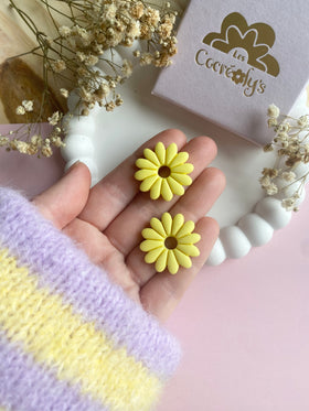 Pampilles APPOLINE jaune citron ou lilas - boucles d’oreilles interchangeables