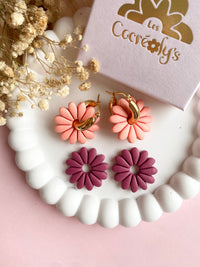 Pampilles APPOLINE litchi ou fruits rouges - boucles d’oreilles interchangeables