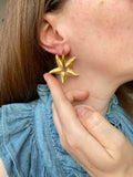 Pampilles STELLA étoile de mer doré - boucles d’oreilles interchangeables