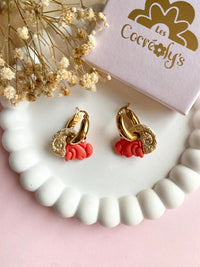Pampilles GASTON petit Bernard l'Hermite - boucles d’oreilles interchangeables