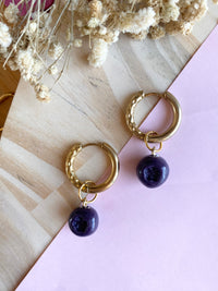 Pampilles MYRTILLES - boucles d’oreilles interchangeables