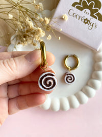 Pampilles CINNAMON ROLLS - boucles d’oreilles interchangeables