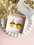 Pampilles mini citron SERENA - boucles d’oreilles interchangeables