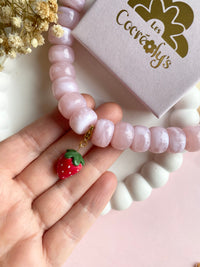 Charm's FRAISE points blancs - charm's interchangeables