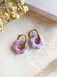 Pampilles MARIETTE nacré - boucles d’oreilles interchangeables