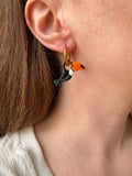 Pampilles ZAZU petit toucan - boucles d’oreilles interchangeables