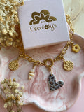 Collier Coeur Léopard