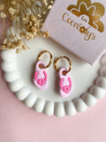 Pampilles JENNA tong rose - boucles d’oreilles interchangeables