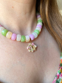 Charm's JEANINE coquillage aux jolis tons pastels et pointe de dorée - charm's interchangeables