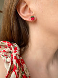 Puces d’oreilles mini fraises