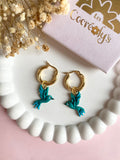 Pampilles ESMÉE petit colibri - boucles d’oreilles interchangeables