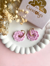 Pampilles CALYPSO rose doux - boucles d’oreilles interchangeables