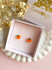 Puces d’oreilles mini oranges