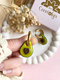 Pampilles avocat SERENA - boucles d’oreilles interchangeables