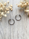 Créoles à clips pour oreilles non percées, pour Pampilles interchangeable - boucles d’oreilles modulables