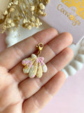 Charm's JEANINE coquillage aux jolis tons pastels et pointe de dorée - charm's interchangeables