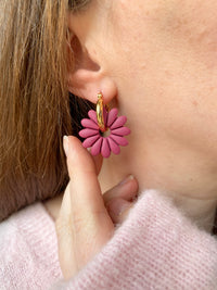Pampilles APPOLINE litchi ou fruits rouges - boucles d’oreilles interchangeables
