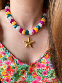 Collier JUDITE multicolores pour charm's interchangeables - disponible en plusieurs coloris