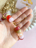 Collier JUDITE multicolores pour charm's interchangeables - disponible en plusieurs coloris