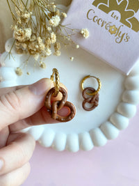 Pampilles BRETZEL - boucles d’oreilles interchangeables