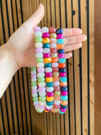 Collier JUDITE multicolores pour charm's interchangeables - disponible en plusieurs coloris