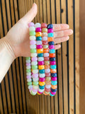 Collier JUDITE multicolores pour charm's interchangeables - disponible en plusieurs coloris