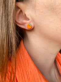 Puces d’oreilles mini oranges