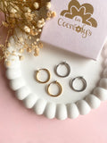 Créoles à clips pour oreilles non percées, pour Pampilles interchangeable - boucles d’oreilles modulables