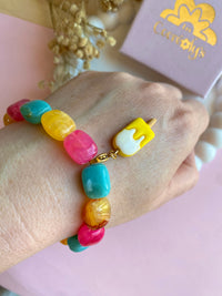 Charm's glace JESS citron givré - charm's interchangeables