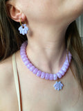 Charm's JEANINE marbré couleurs lavande, lilas, blanc nacré - charm's interchangeables