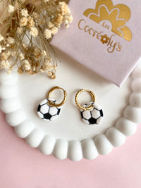 Pampilles BALLON DE FOOT - boucles d’oreilles interchangeables