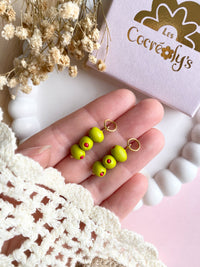Pampilles BROCHETTE D'OLIVES - boucles d’oreilles interchangeables
