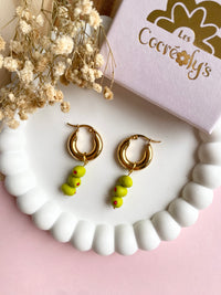 Pampilles BROCHETTE D'OLIVES - boucles d’oreilles interchangeables