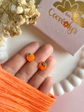 Puces d’oreilles mini oranges
