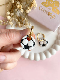 Pampilles BALLON DE FOOT - boucles d’oreilles interchangeables