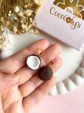 Pampilles NOIX DE COCO - boucles d’oreilles interchangeables