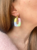 Pampilles ÉZIA couleurs pastels - boucles d’oreilles interchangeables
