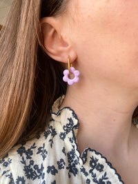 Pampilles MARIETTE nacré - boucles d’oreilles interchangeables