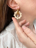 Pampilles PERLE D'EAU DOUCE - boucles d’oreilles interchangeable