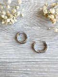 Créoles pour Pampilles interchangeable - boucles d’oreilles modulables