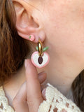 Puces d’oreilles mini pêches