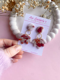 Puces d’oreilles pendante FLAVIE