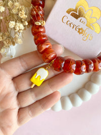 Charm's glace JESS citron givré - charm's interchangeables
