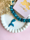 Charm's PAOLA queue de sirène bleu lagon nacré - charm's interchangeables