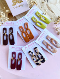 Puces d’oreilles pendante GIULIA