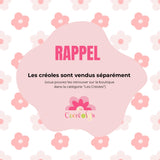 Pampilles TIARÉ jaune mimosa - boucles d’oreilles interchangeables