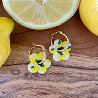 Boucles d’oreilles Pampilles FLORALIE interchangeable à motifs